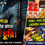 ঝড়-বৃষ্টির রাতেই শায়েস্তাগঞ্জে দুর্ধর্ষ চুরি, বাজারজুড়ে আতঙ্ক