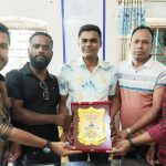 এসআই শাহ আলমের বদলি উপলক্ষে সম্মাননা প্রদান