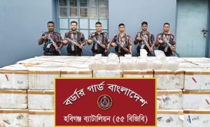 অবৈধ পণ্য জব্দ