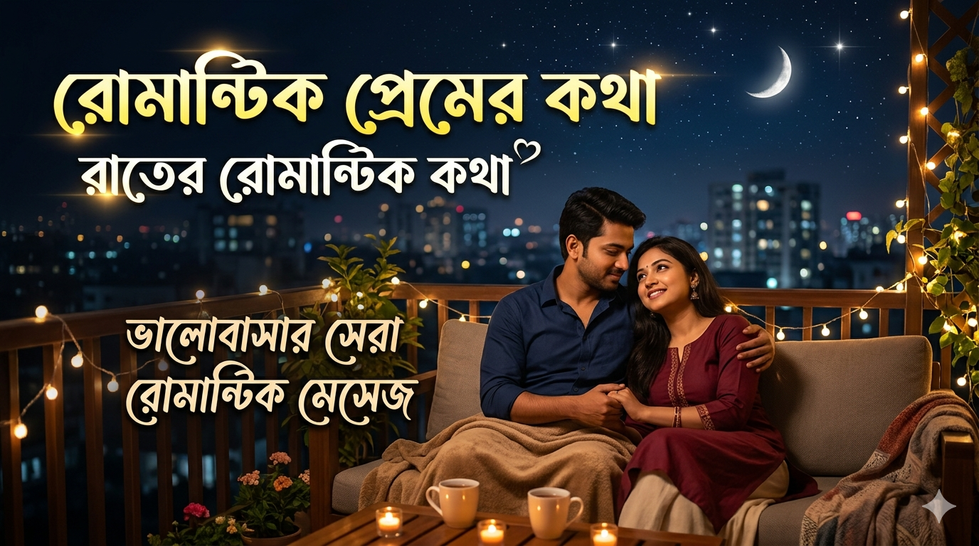 রোমান্টিক প্রেমের কথা | রাতের রোমান্টিক কথা | রোমান্টিক মেসেজ