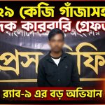 ২৯ কেজি গাঁজাসহ মাদক কারবারি গ্রেফতার
