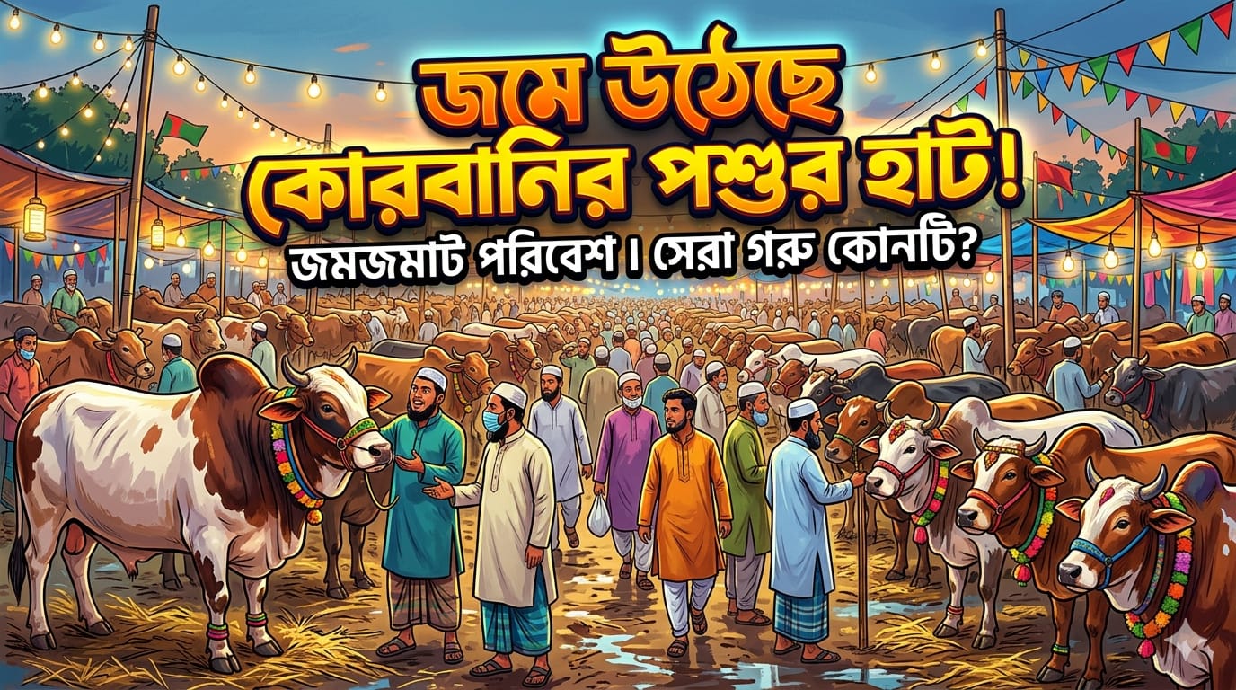 জমে উঠতে শুরু করেছে কোরবানির পশুর হাট