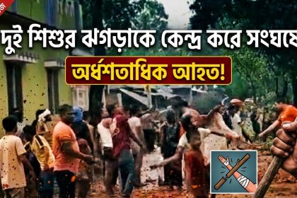 দুই শিশুর ঝগড়াকে কেন্দ্র করে সংঘর্ষে অর্ধশতাধিক আহত