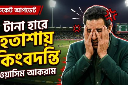 টানা হারে হতাশায় কিংবদন্তি পেসার ওয়াসিম আকরাম