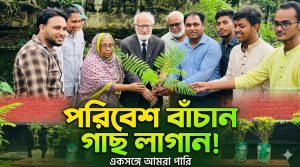 সংকট মোকাবেলায় সবচেয়ে কার্যকর উদ্যোগ হলো বৃক্ষরোপণ