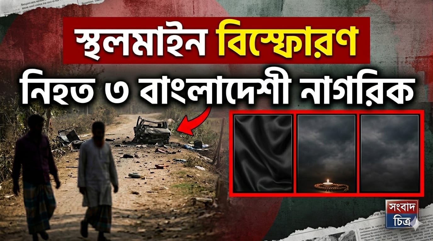স্থলমাইন বিস্ফোরণে তিনজন বাংলাদেশি নাগরিক নিহত