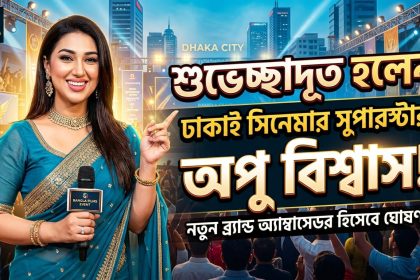 শুভেচ্ছাদূত হলেন ঢাকাই সিনেমার জনপ্রিয় অভিনেত্রী অপু বিশ্বাস