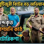 বনাঞ্চল থেকে কাটা গাছ জব্দ করেছে বন বিভাগ