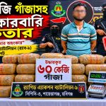 মাধবপুর থেকে ৬০ কেজি গাঁজাসহ মাদক কারবারি গ্রেফতার