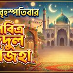 আজ বৃহস্পতিবার পবিত্র ঈদুল আজহা
