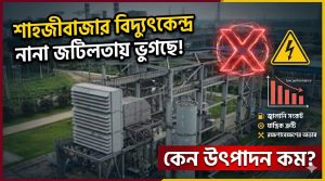 শাহজীবাজার বিদ্যুৎকেন্দ্র নানা জটিলতায় ভুগছে