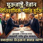 যুক্তরাষ্ট্র ও ইরানের মধ্যে অন্তর্বর্তী শান্তি চুক্তি স্বাক্ষর, মধ্যপ্রাচ্যে উত্তেজনা কমার আশা