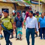 অবৈধ ফুটপাত উচ্ছেদ অভিযানে ১৮ হাজার ৭০০ টাকা জরিমানা