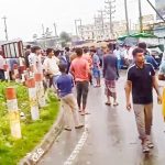 ট্রাকচাপায় সিএনজিচালক নিহতের প্রতিবাদে মহাসড়ক অবরোধ