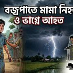 বজ্রপাতে মামা নিহত-ভাগনে আহত