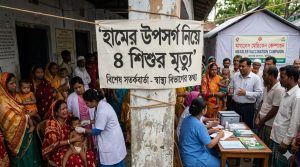 হামের উপসর্গ নিয়ে ৪ শিশুর মৃত্যু