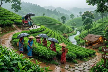 মাঝারি ধরনের ভারী থেকে ভারী বৃষ্টিপাত