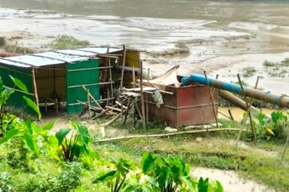 অবৈধভাবে বালু উত্তোলনের অভিযোগে যৌথ অভিযান