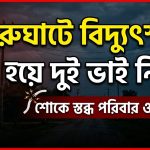 চুনারুঘাটে বিদ্যুৎস্পৃষ্ট প্রাণ গেলো দুই ভাইয়ের