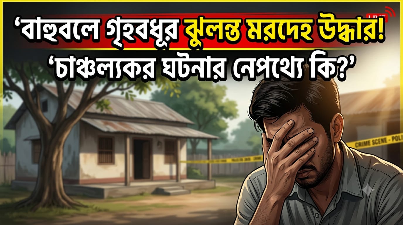 বাহুবলে গৃহবধূর ঝুলন্ত মরদেহ উদ্ধার