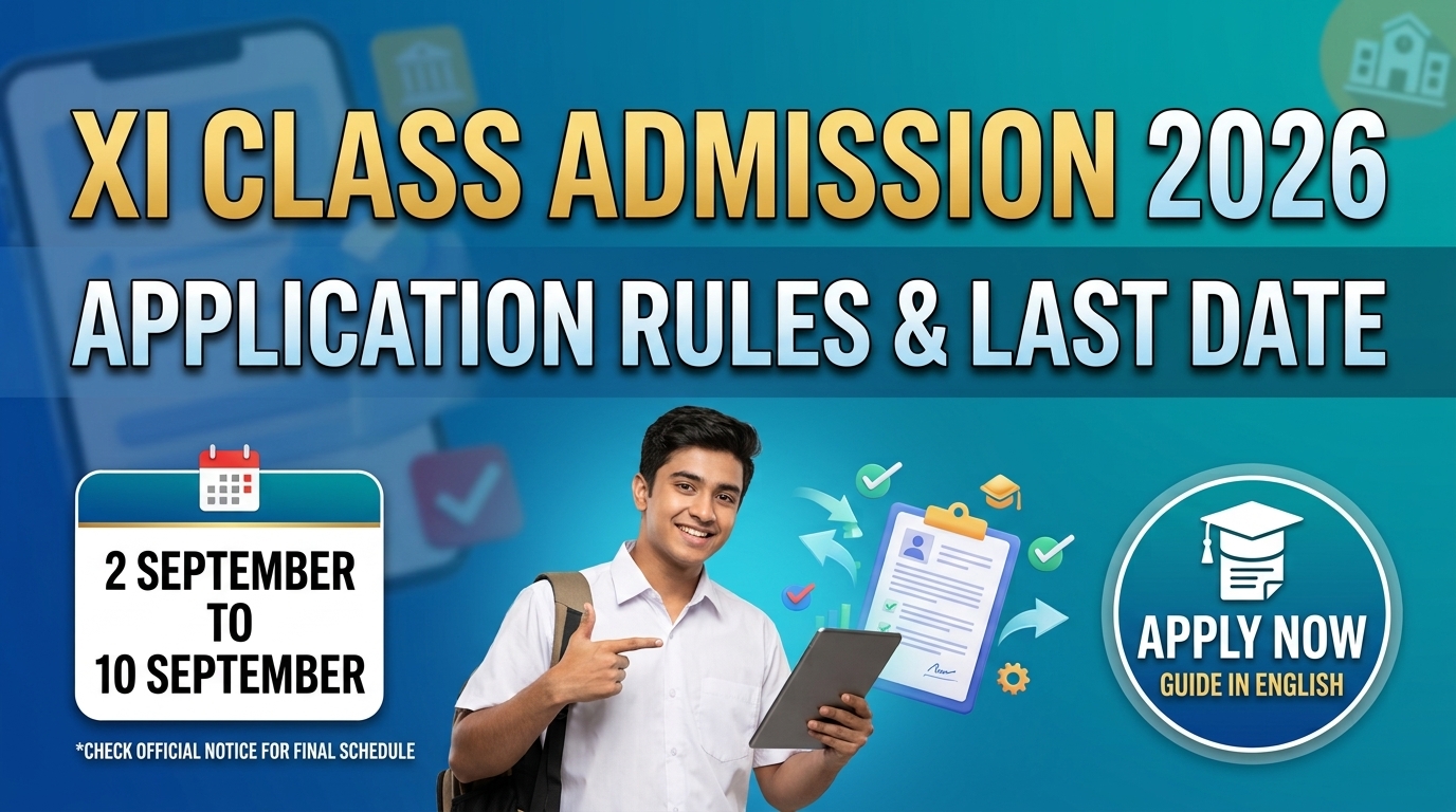 XI Class Admission 2026