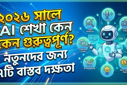২০২৬ সালে AI শেখা কেন গুরুত্বপূর্ণ? নতুনদের জন্য ৭টি বাস্তব দক্ষতা