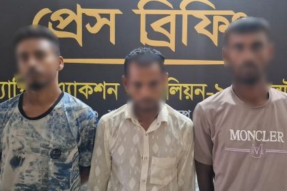 শায়েস্তাগঞ্জ থেকে ১৯ কেজি গাঁজাসহ তিন মাদক কারবারি