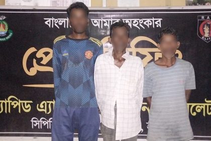 চুনারুঘাট থেকে ৫০ কেজি গাঁজাসহ ৩ কারবারি গ্রেফতার