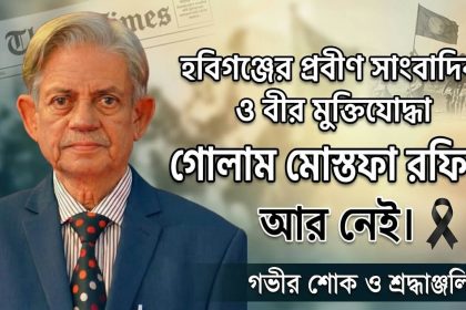 প্রবীণ সাংবাদিক ও বীর মুক্তিযোদ্ধা গোলাম মোস্তফা রফিক আর নেই