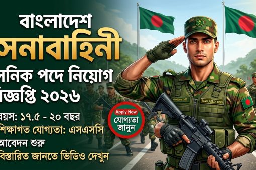 বাংলাদেশ সেনাবাহিনী নিয়োগ ২০২৬