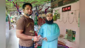 ছাওয়াল পীরের মাজার উন্নয়নে ফ্রান্স প্রবাসীর আর্থিক অনুদান