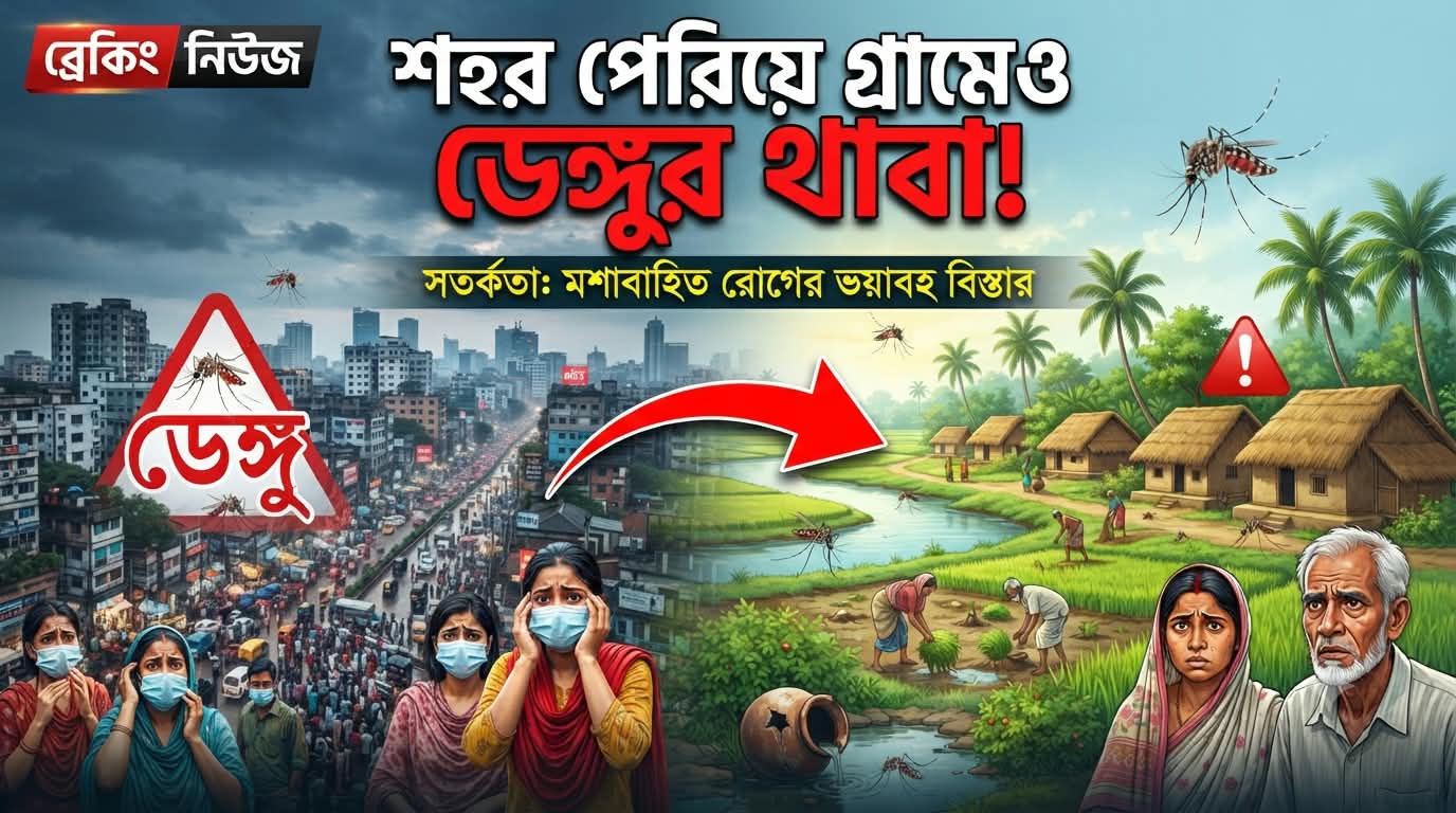 শহর পেরিয়ে গ্রামেও ডেঙ্গুর থাবা