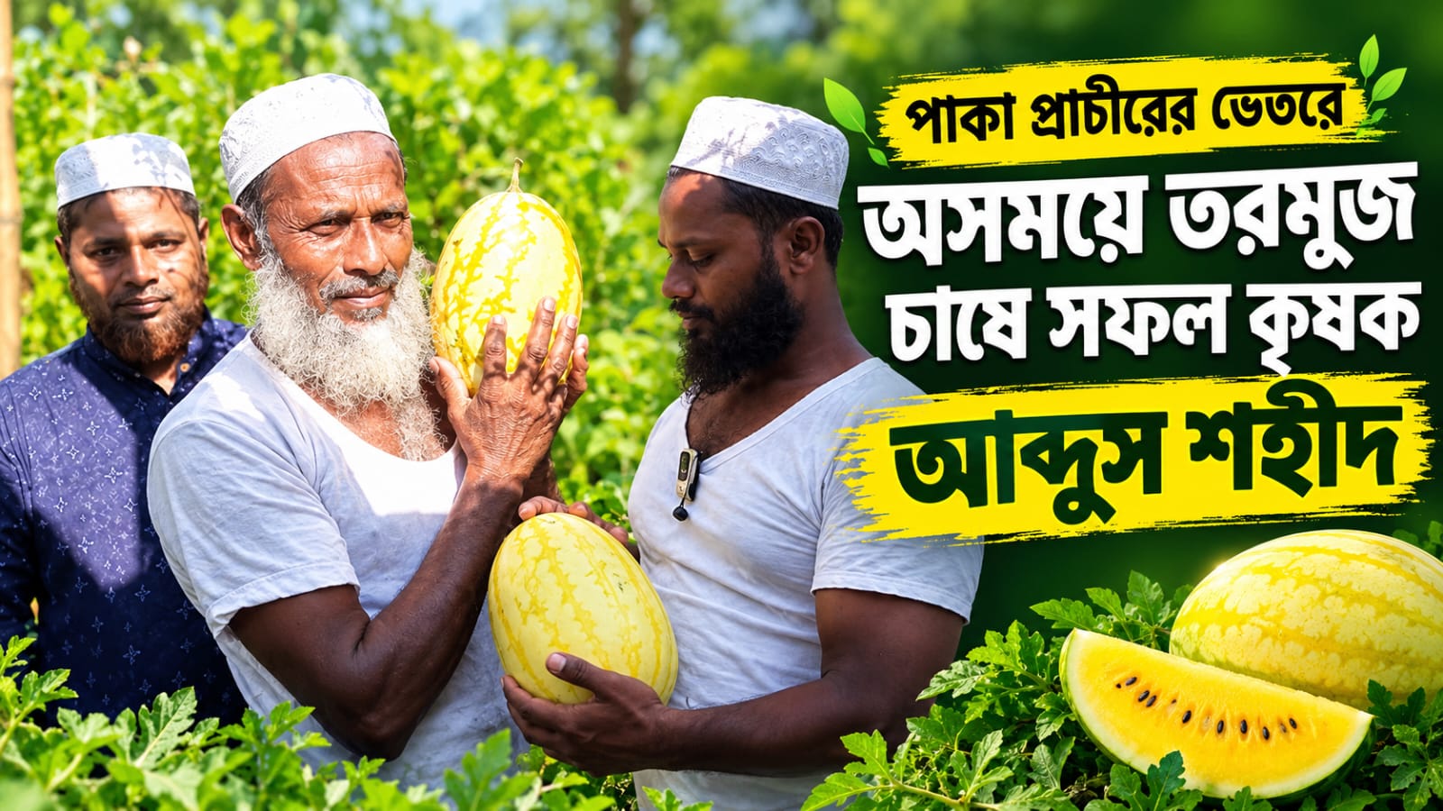 অসময়ে তরমুজ চাষে সফলতা